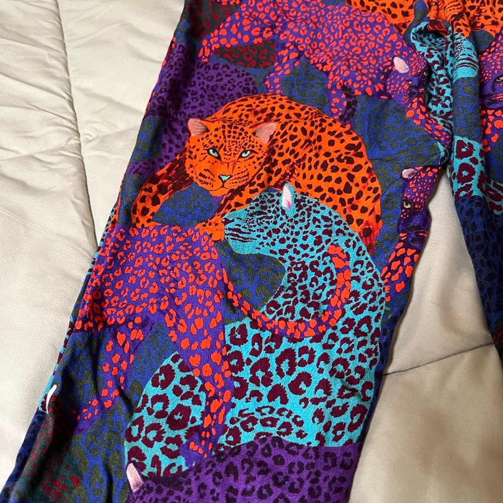 Farm Rio Anthropologie Sami Wildcat Pants - Picture 9 of 13